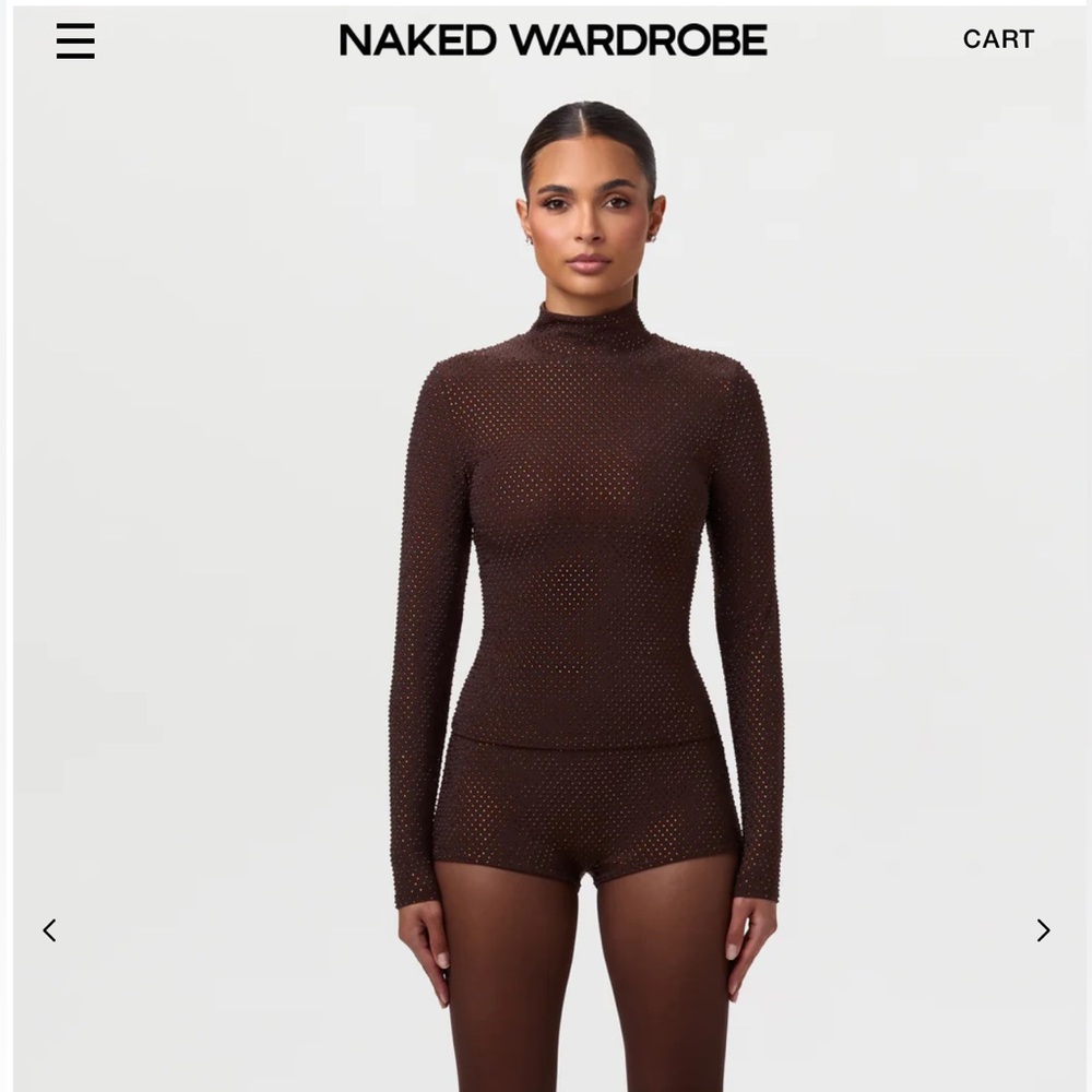 Naked Wardrobe Crystal Two Piece Set